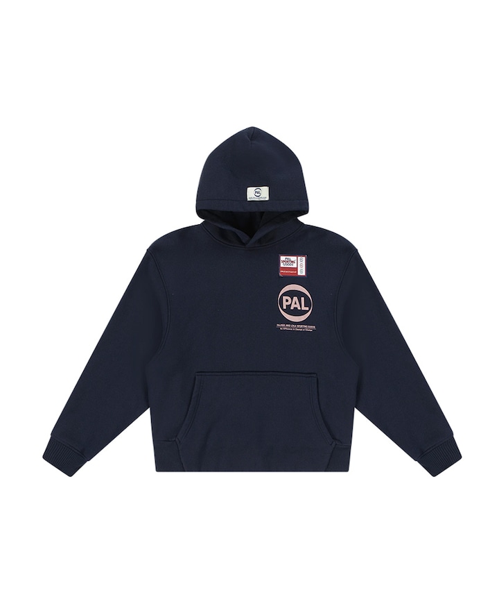 Heren hoodie blauw