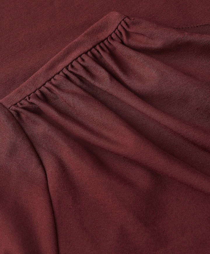 Dames longsleeve bordeaux