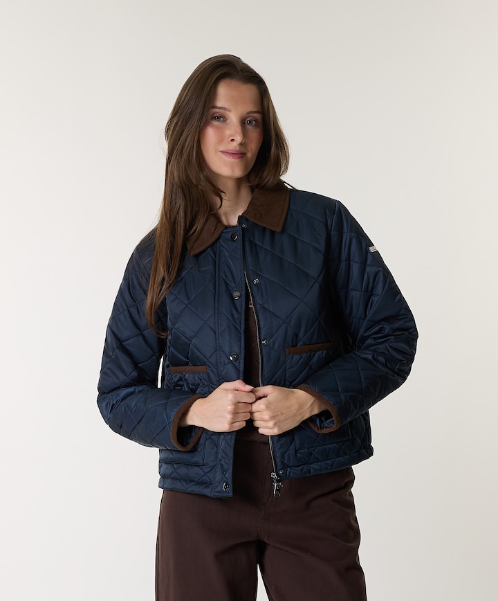 Dames jas blauw