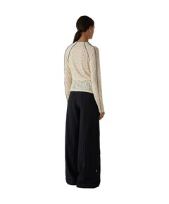Dames longsleeve ecru