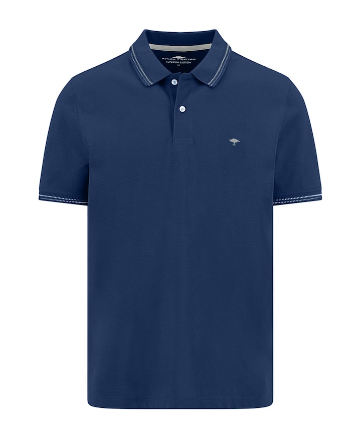 Heren polo blauw