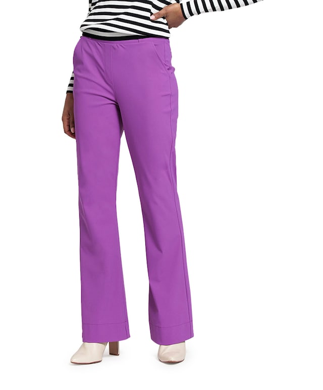 Flair bonded trousers broek paars