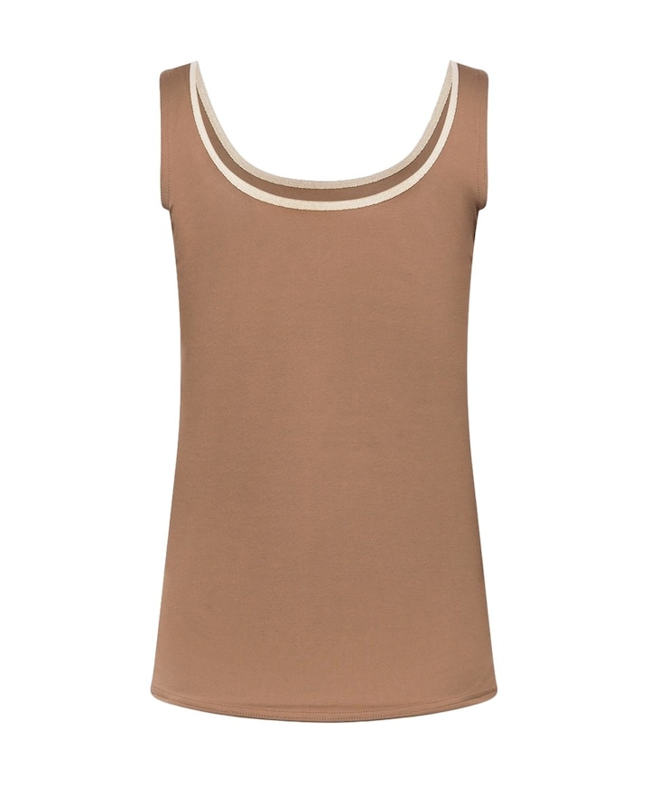 Dames top beige