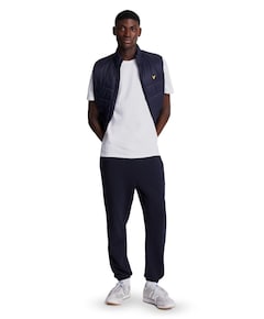 Slim sweat pant heren broek blauw