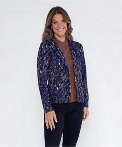Dames blazer blauw