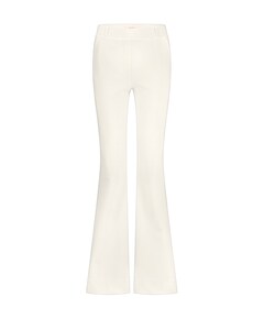 Flair LONG bonded trousers dames broek ecru