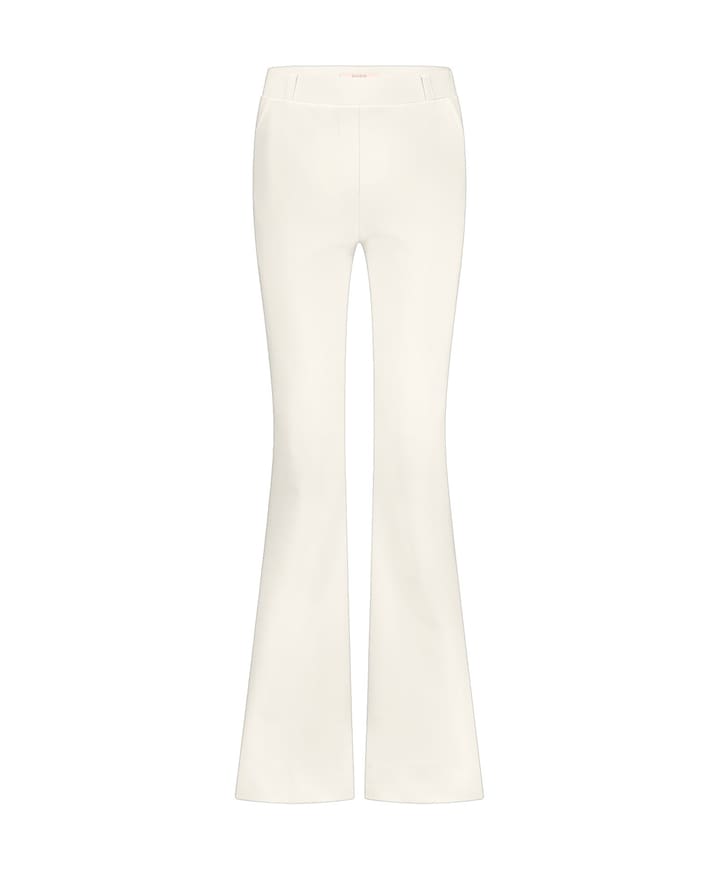 Flair LONG bonded trousers dames broek ecru