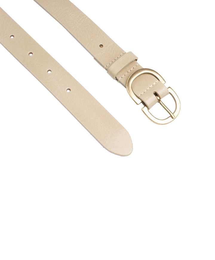 Dames riem beige