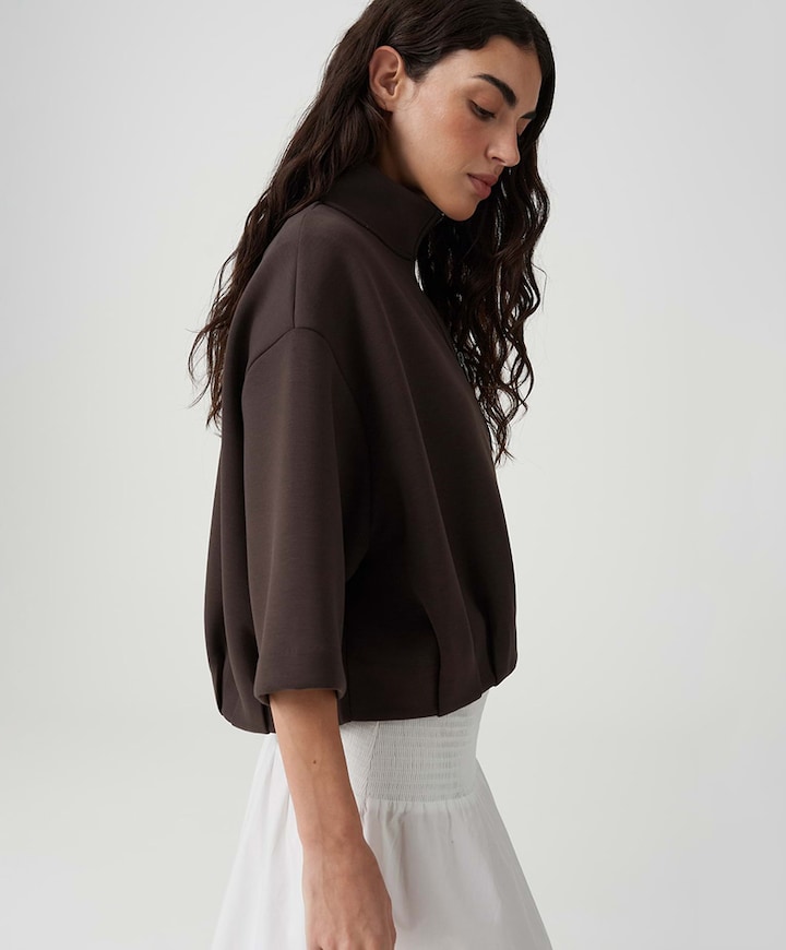 Dames vest bruin