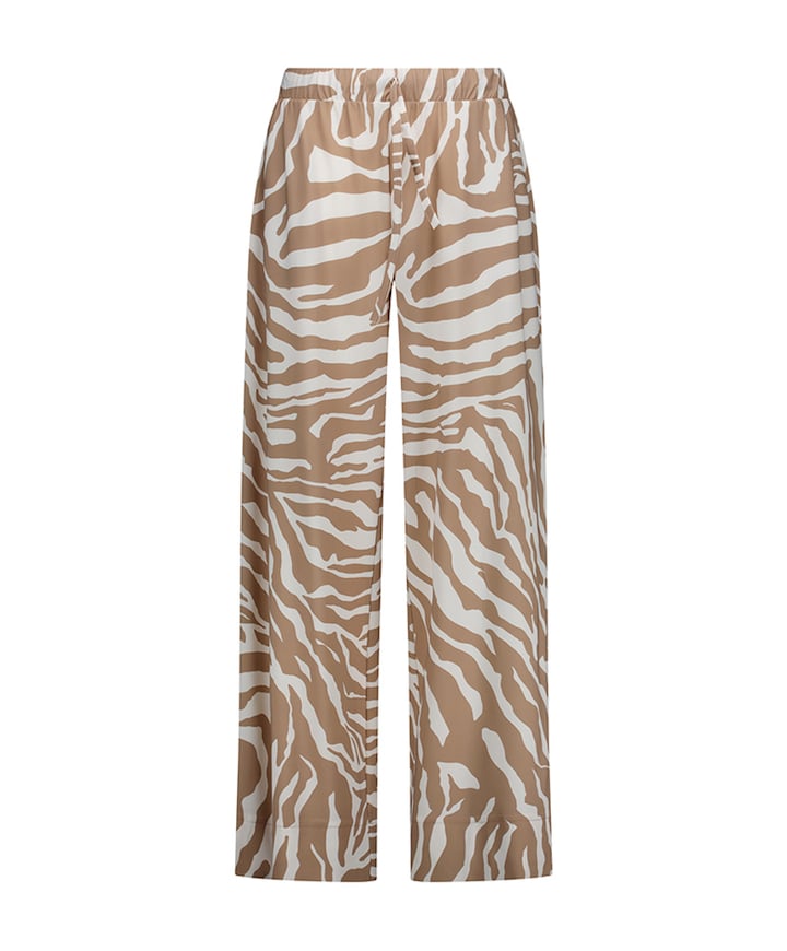 Grace zebra dames broek beige