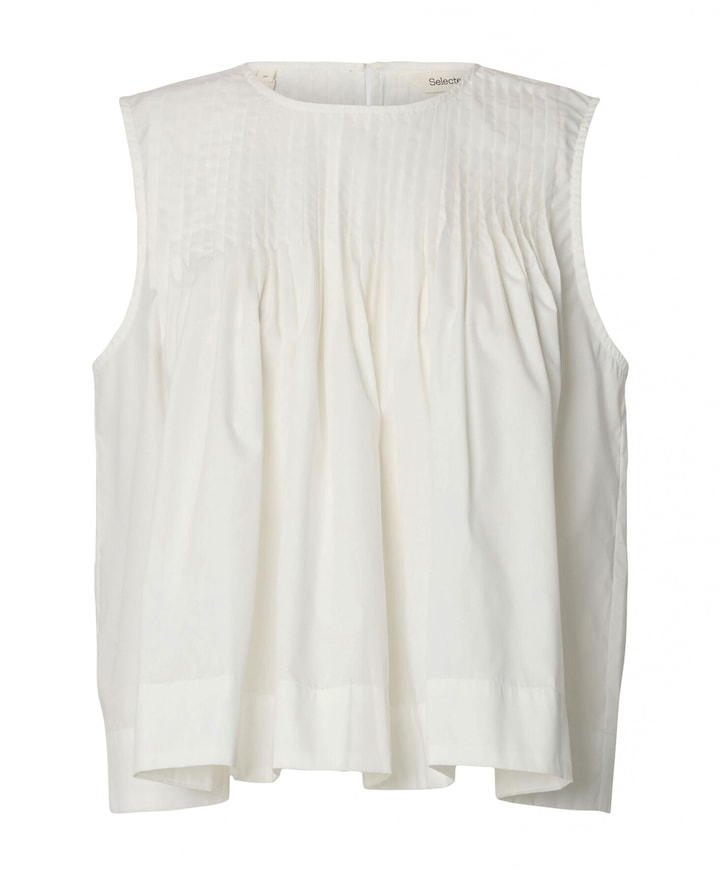 Dames top ecru