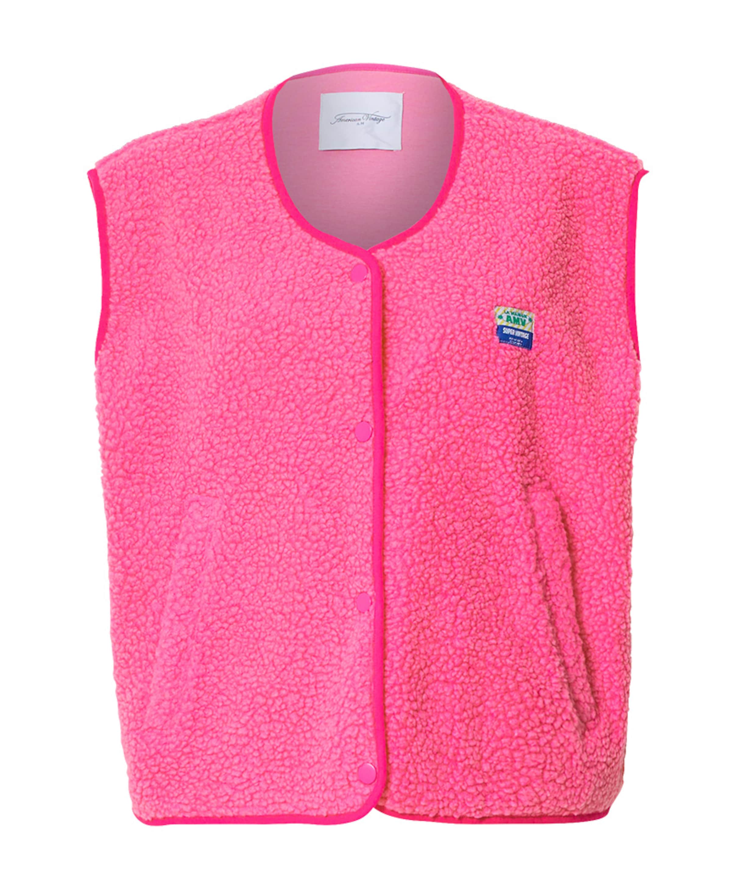 Dames gilet roze