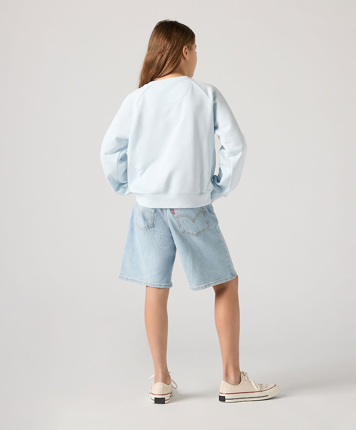 LVG 94 Baggy short meisjes korte broek blauw
