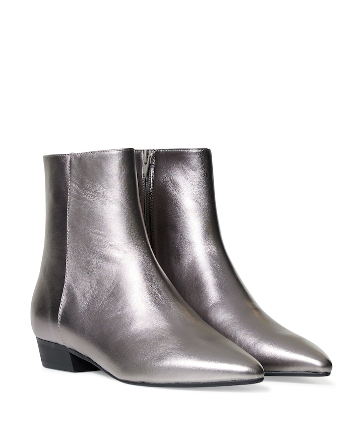 Camelia enkellaarzen beige