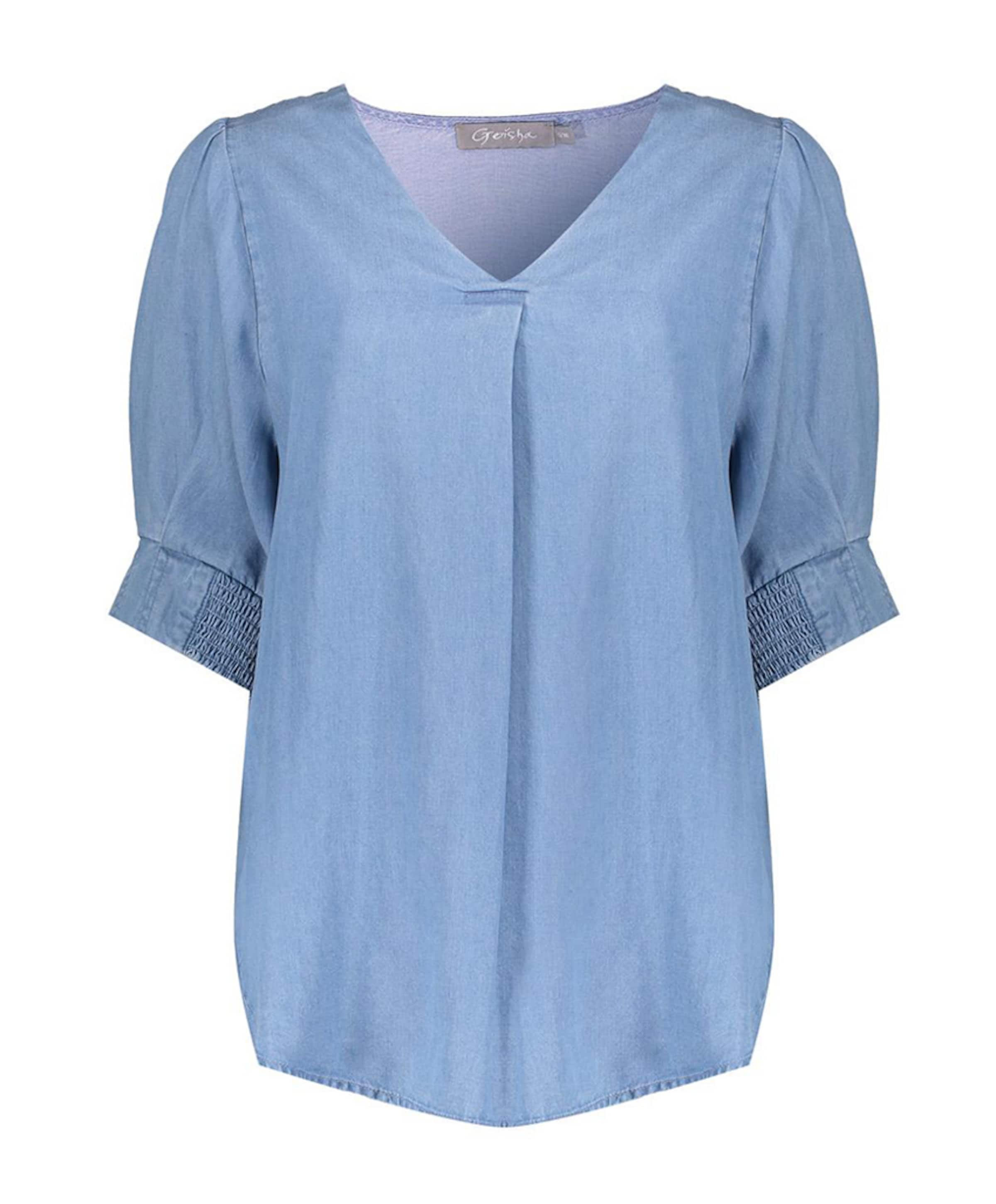 Dames blouse blauw