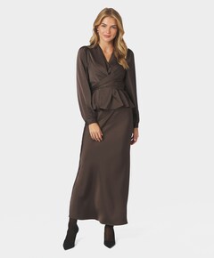 Dames blouse bruin