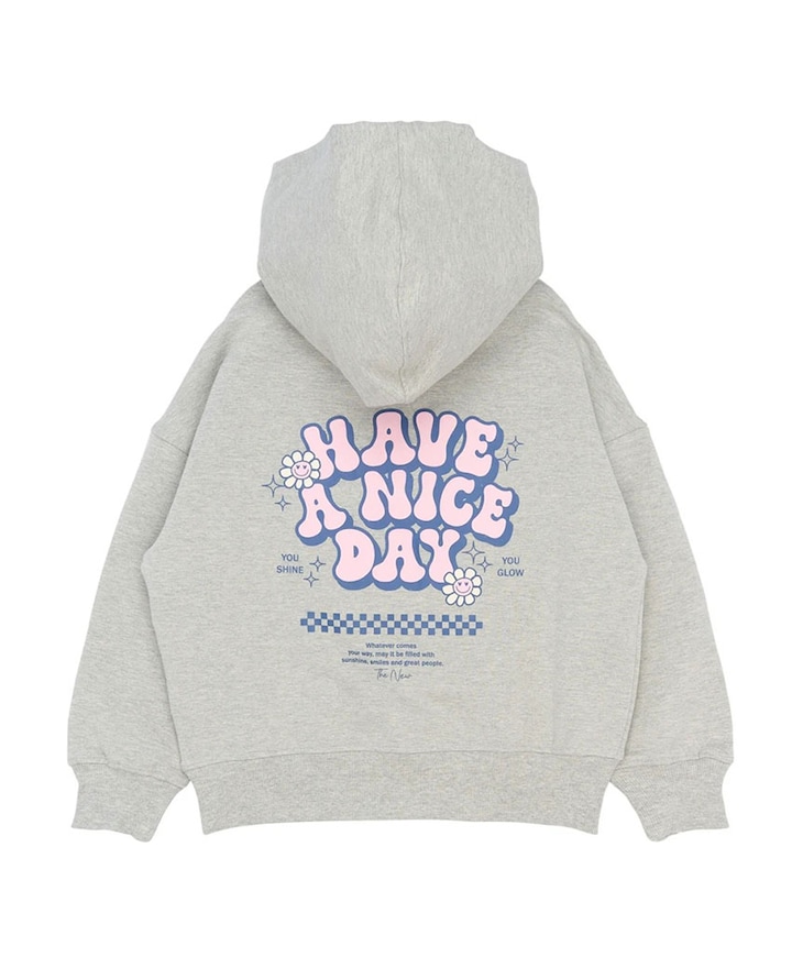 Meisjes hoodie grijs