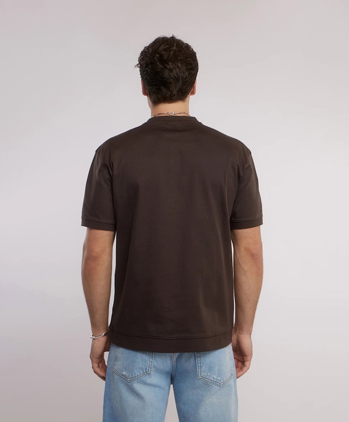 Heren T-shirt bruin