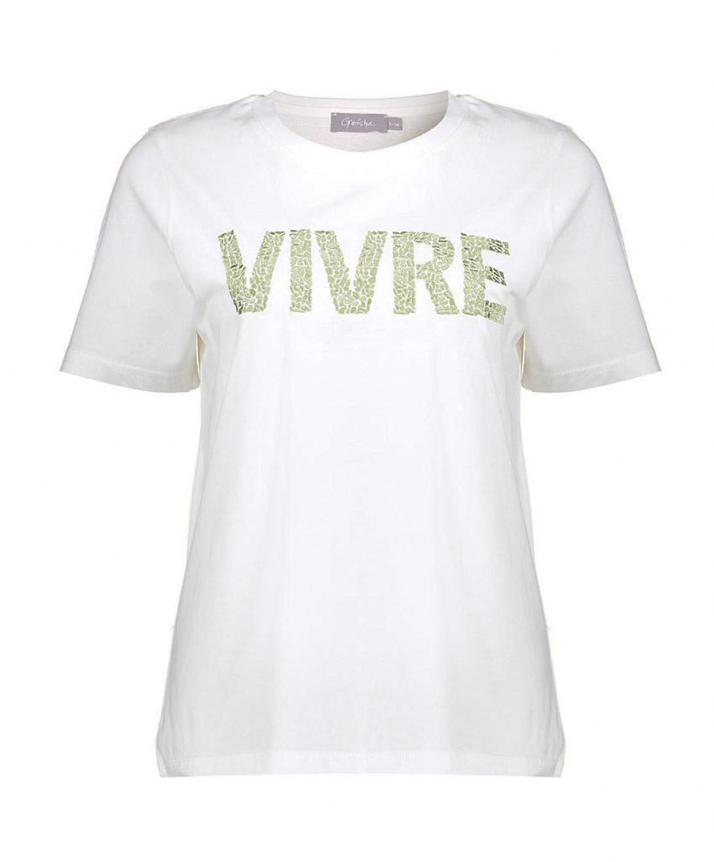 Dames T-shirt ecru