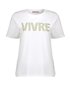 Dames T-shirt ecru