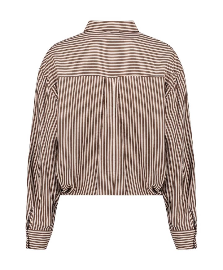 Dames blouse bruin