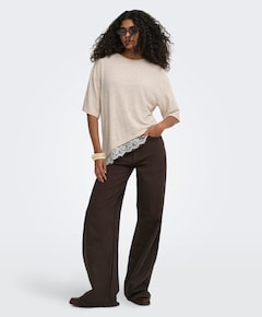 Dames T-shirt beige