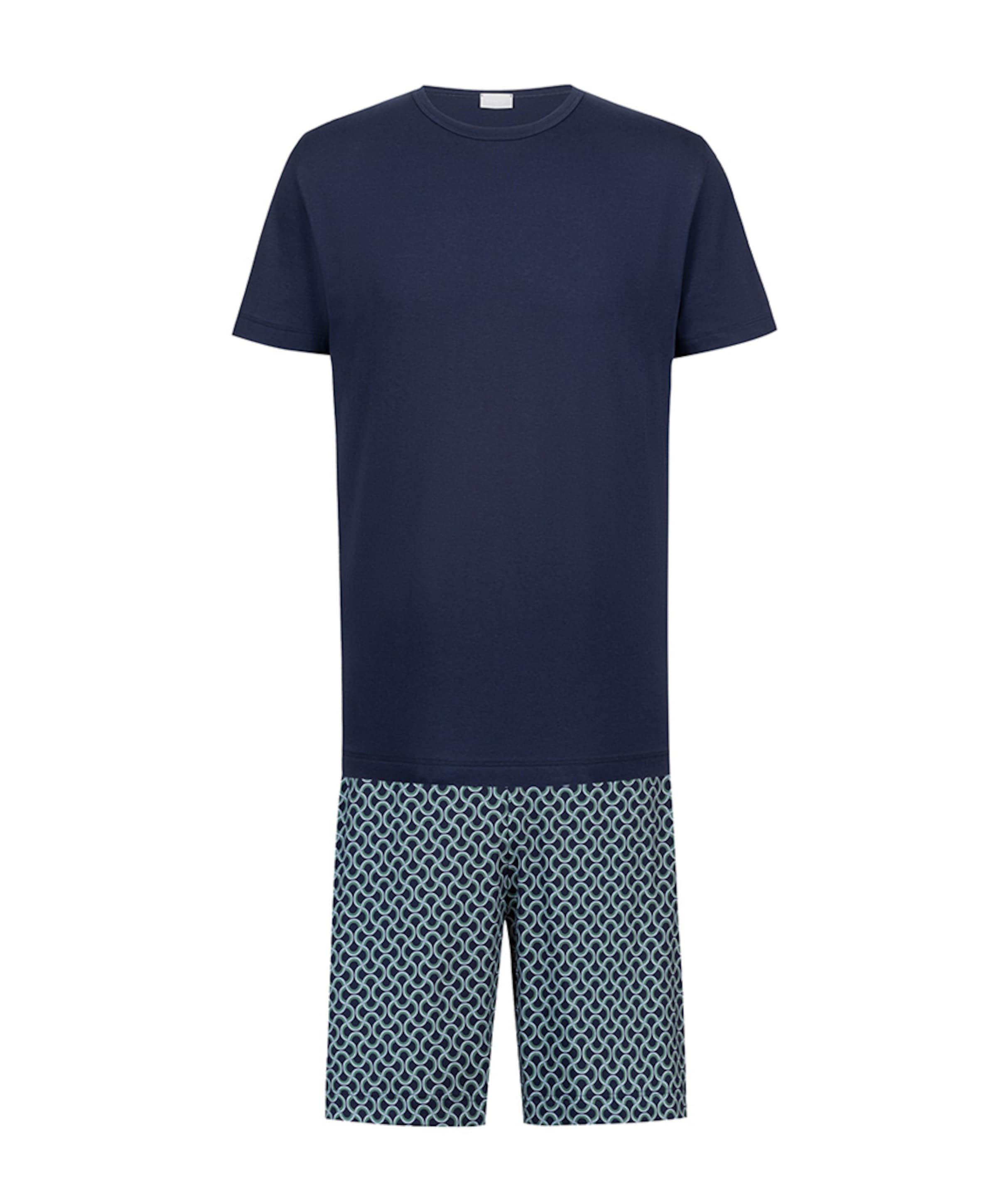 Heren pyjamaset blauw