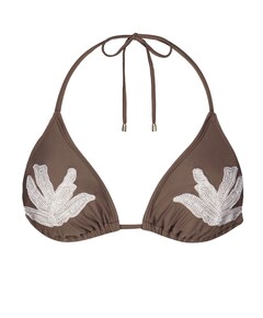 Dames bikinitop bruin