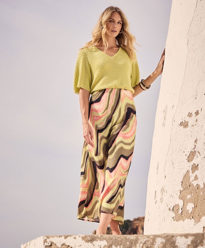 Dames rok multicolor