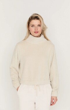 Dames sweater ecru