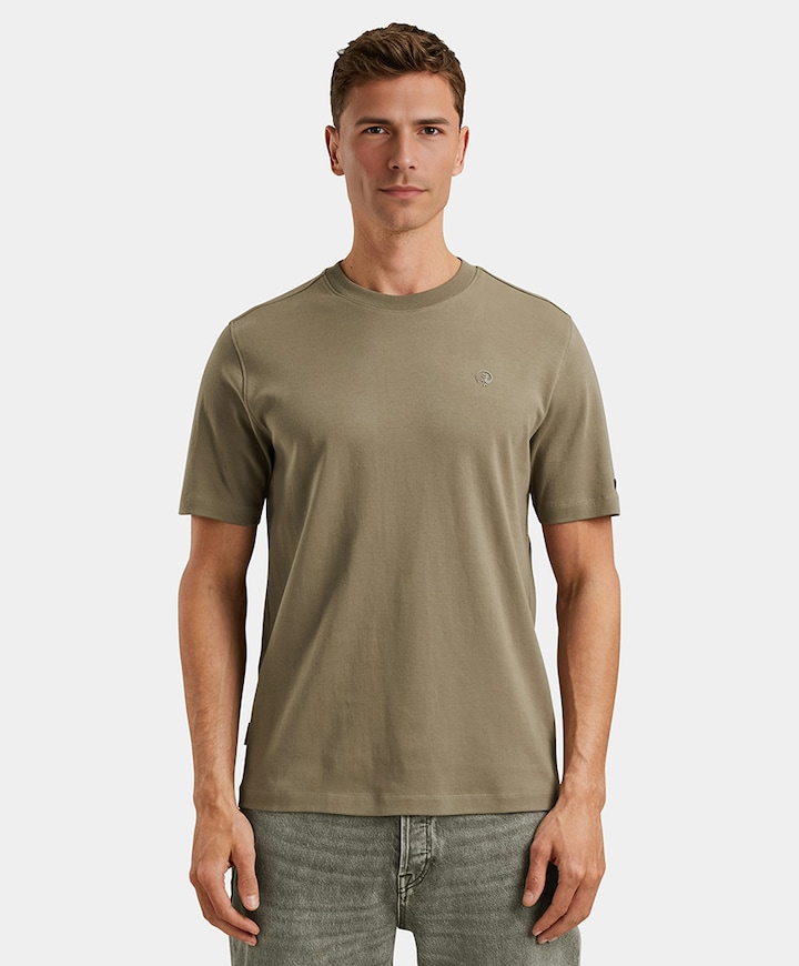 Heren t-shirt beige