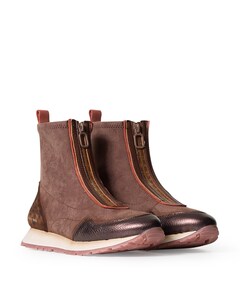 Kansas dames enkellaarzen bruin