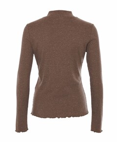 Dames longsleeve bruin