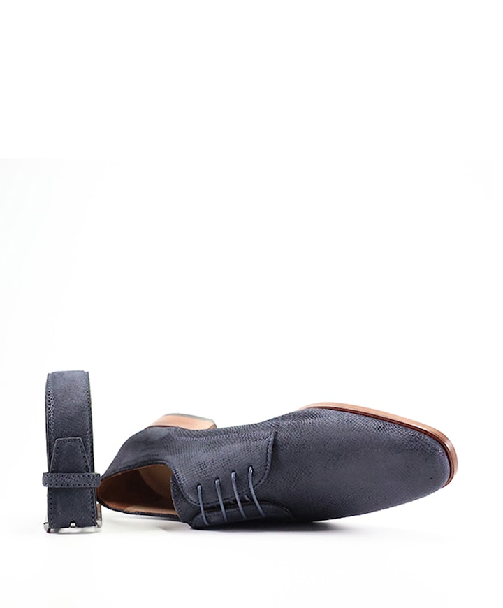 Gabbro heren veterschoenen blauw