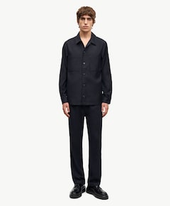 Heren overshirt blauw
