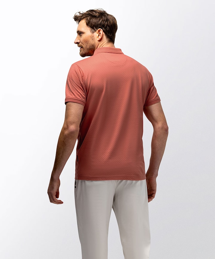 Heren polo roze