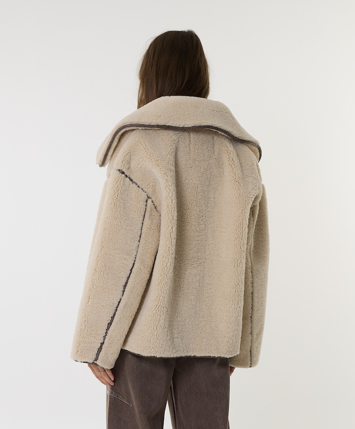 Dames jas beige