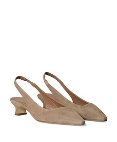 dames slingbacks beige