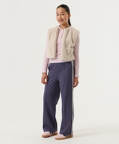 Meisjes gilet beige