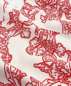 Heren overhemd korte mouw multicolor