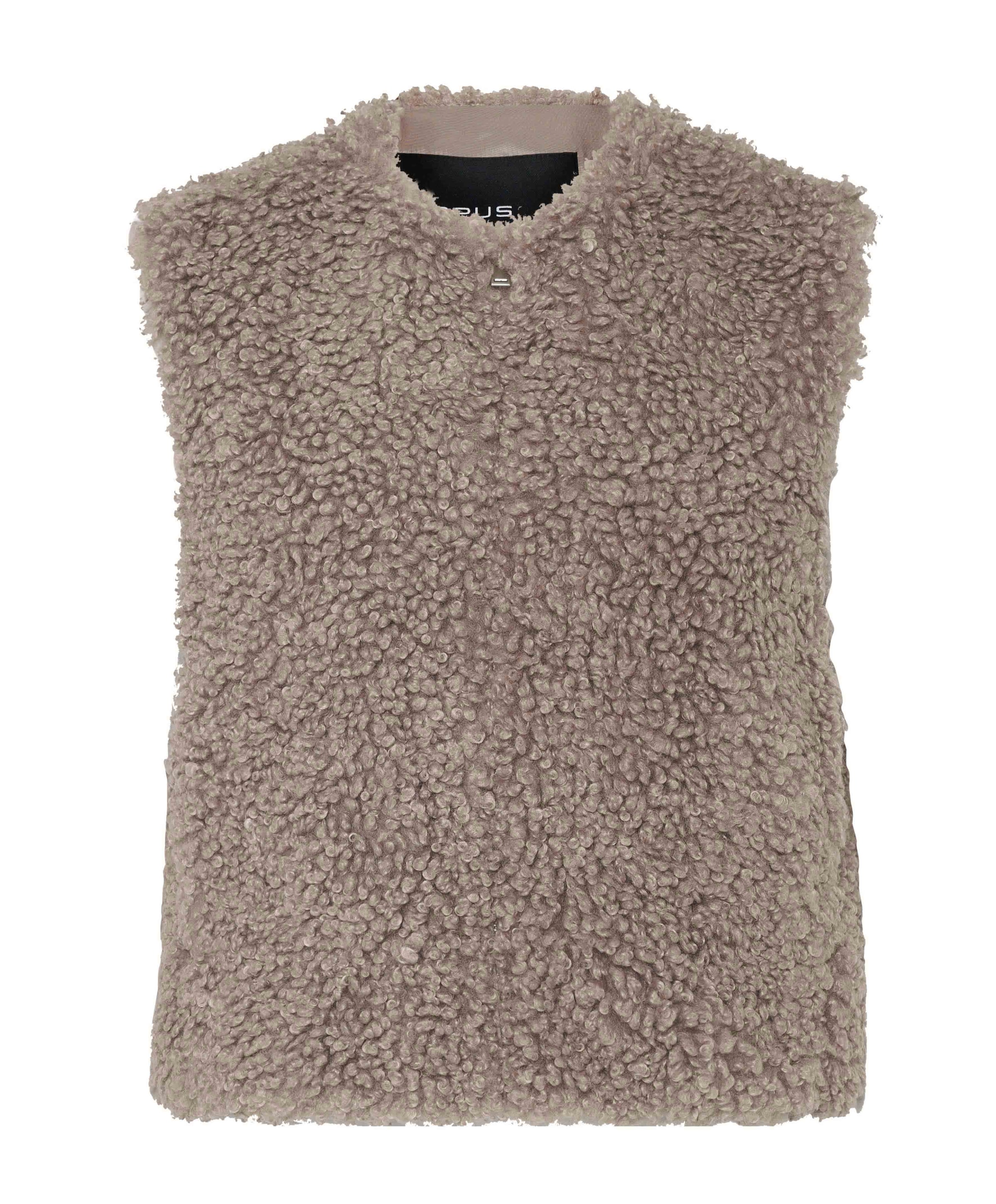Dames gilet beige