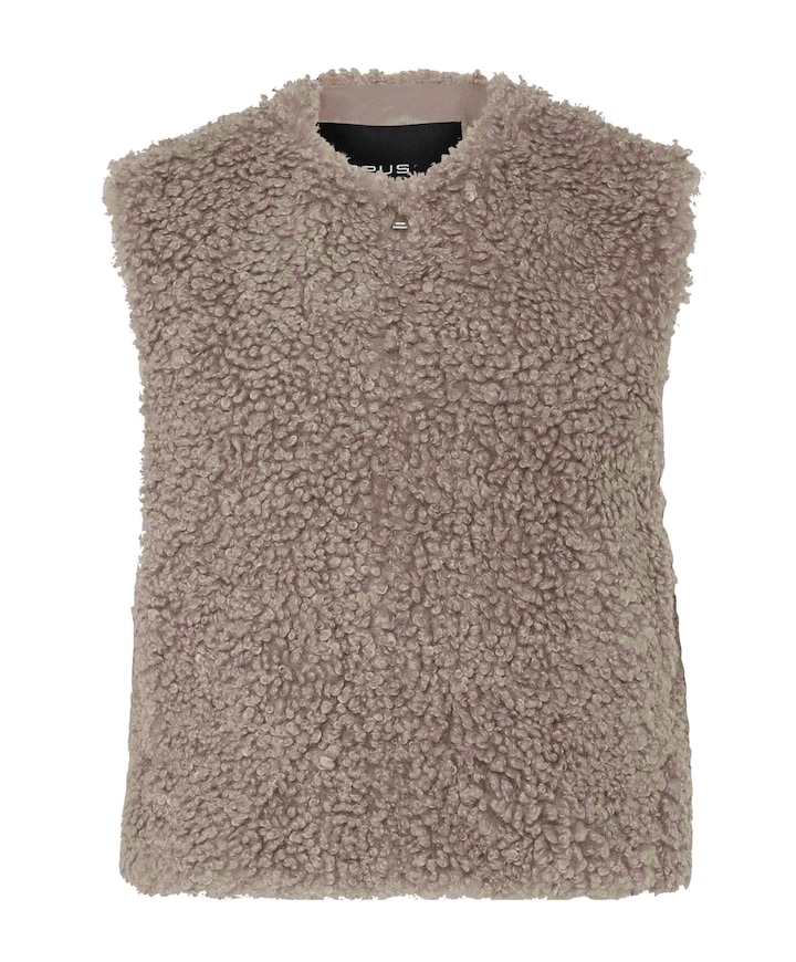 Dames gilet beige