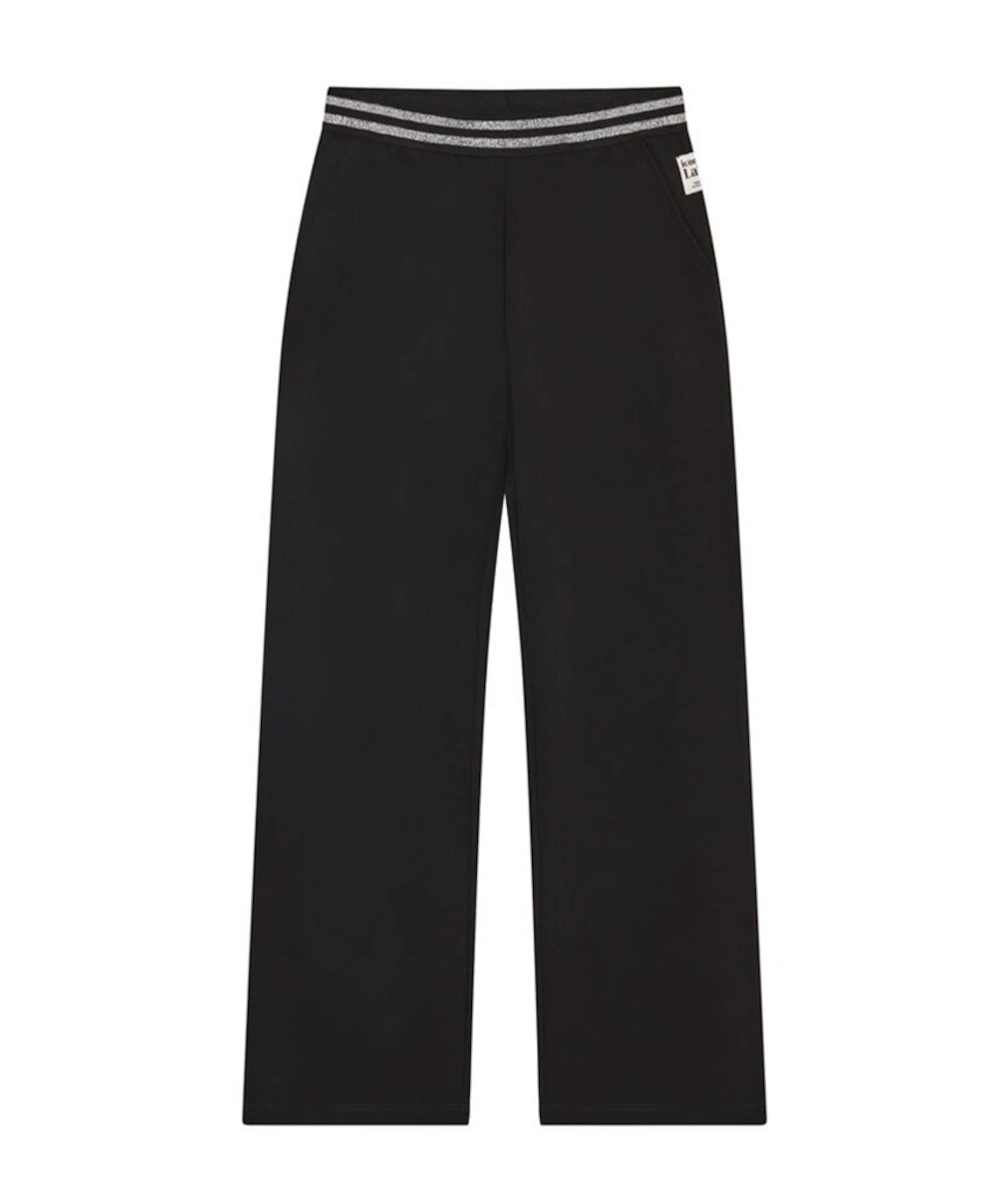 Sporty meisjes pantalon zwart