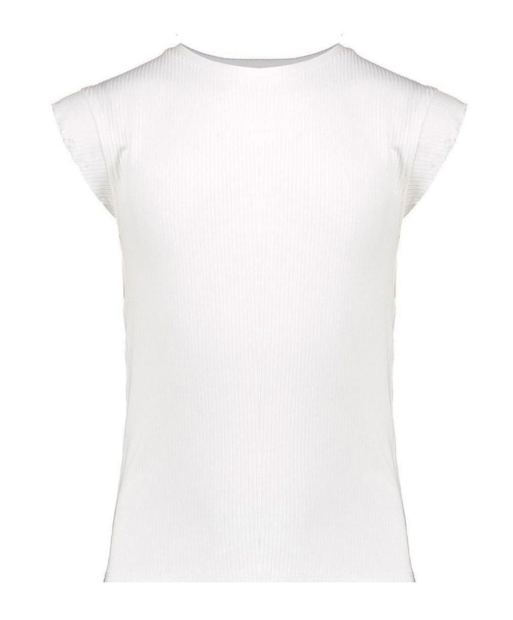 Meisjes T-shirt ecru