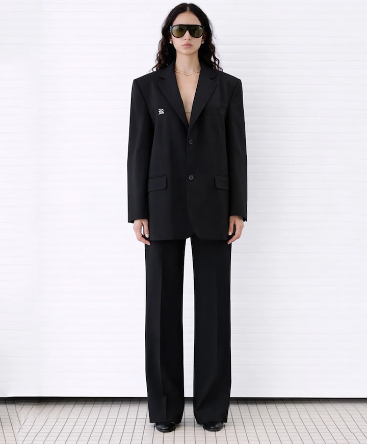 Dames blazer zwart
