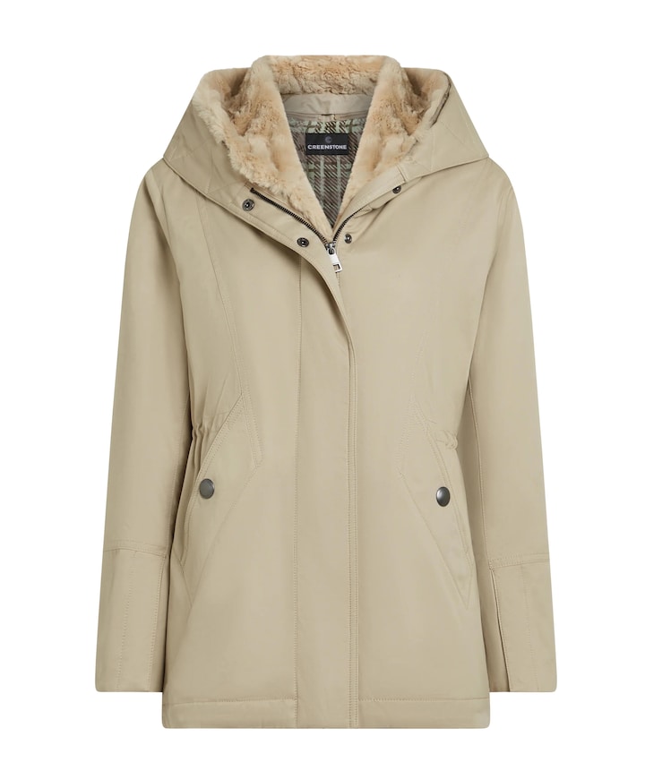 Dames jas beige