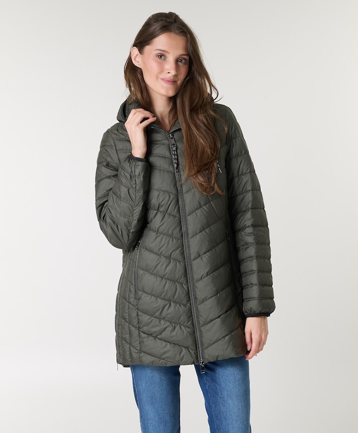 Dames jas groen