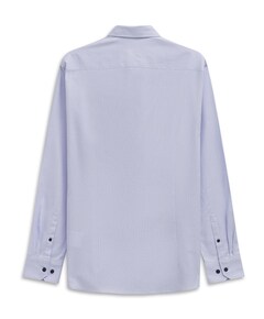 Heren overhemd lange mouw blauw