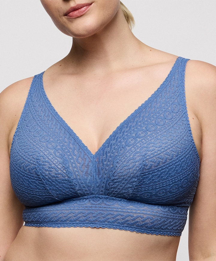 Dames bralette blauw