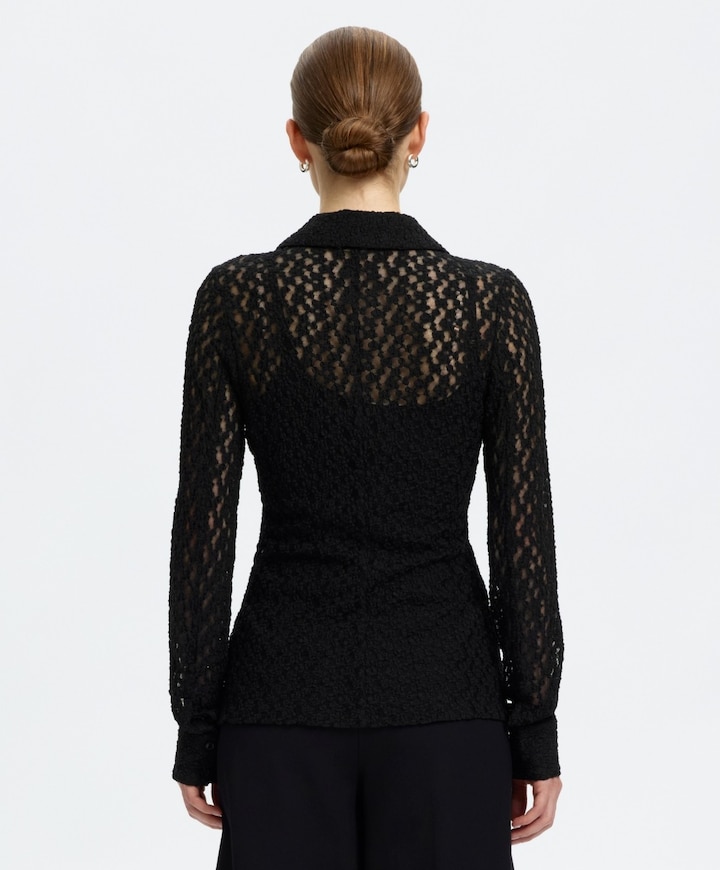 Dames blouse zwart